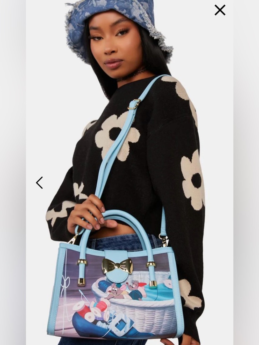 Loungefly Disney Princess Cinderella Princess Scenes Crossbody Bag New - Picture 8 of 14
